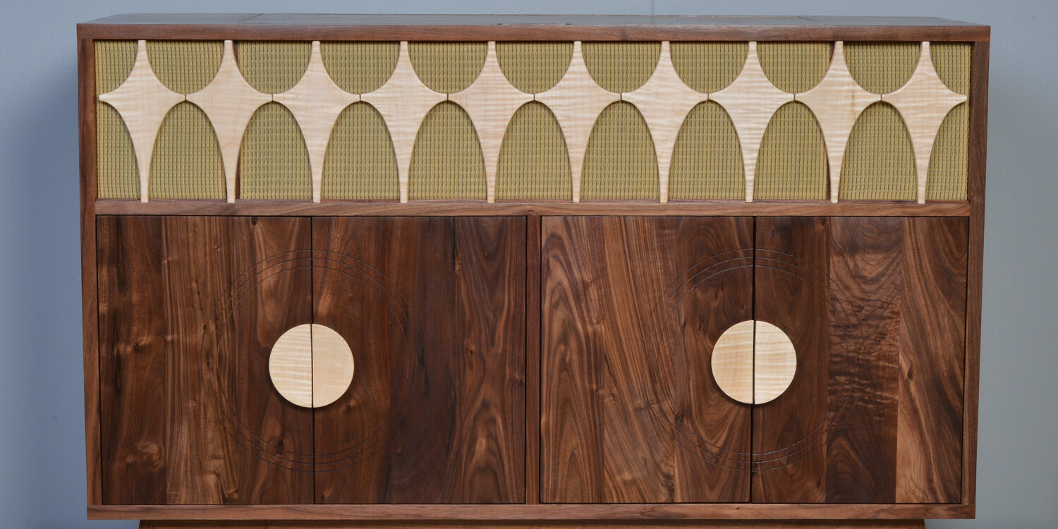 Wonder Cabinet by 2025 Haywood Community College graduate Toryn Davis Black. On display at the Folk Art Center May 10 – August 20, 2025.