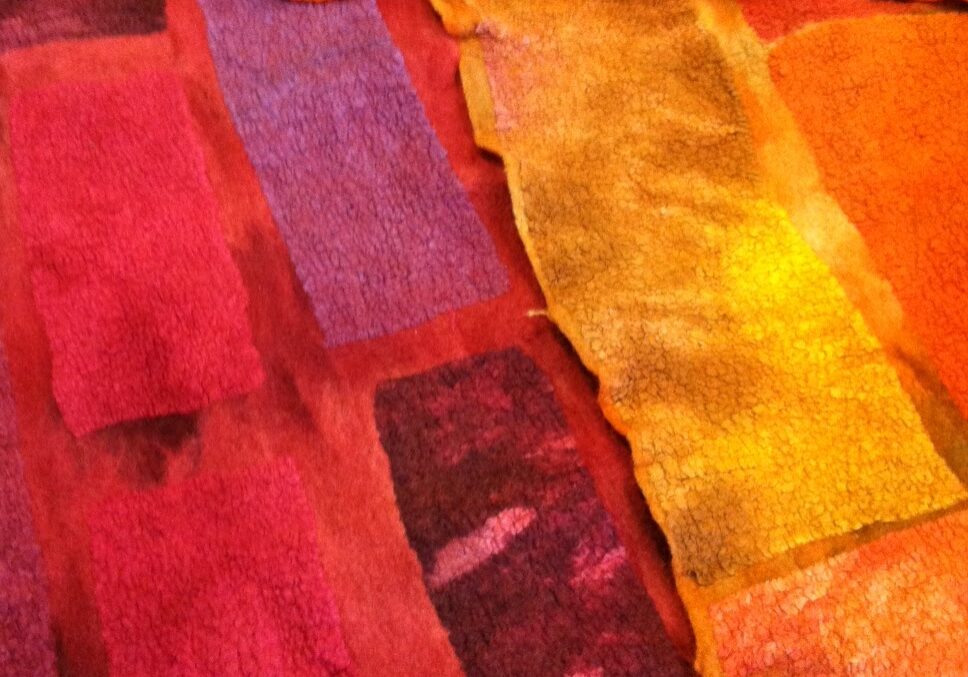 Material Joan created while demonstrating at the Folk Art Center

