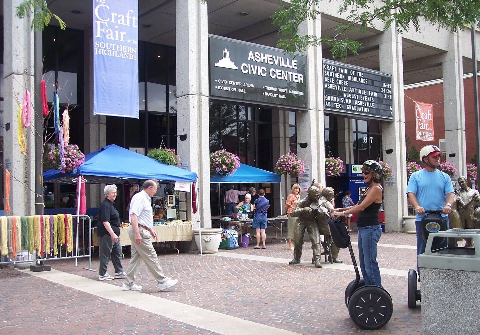 outside civic center
